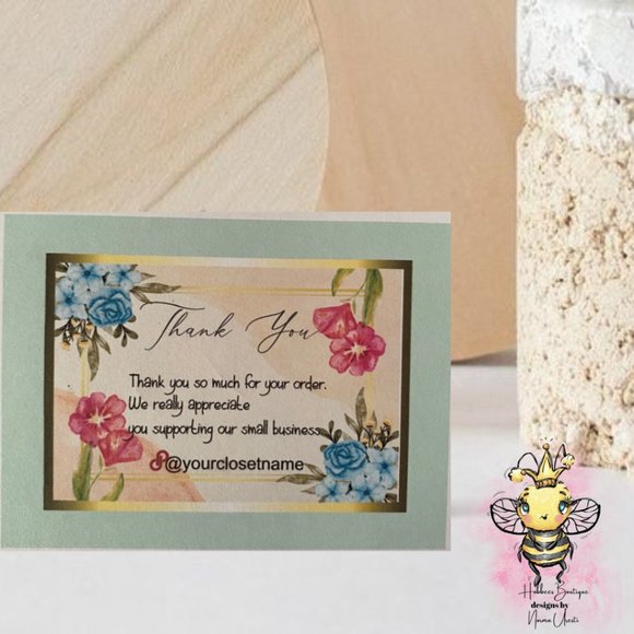 Thank You For Your Order Small Business Cards - Picture 3 of 9